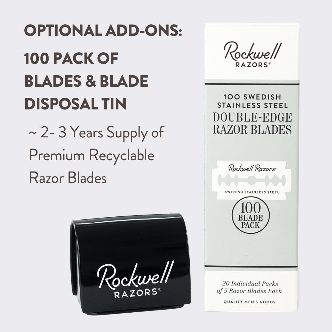 Rockwell T2 Dial Adjustable Stainless Steel Safety Razor