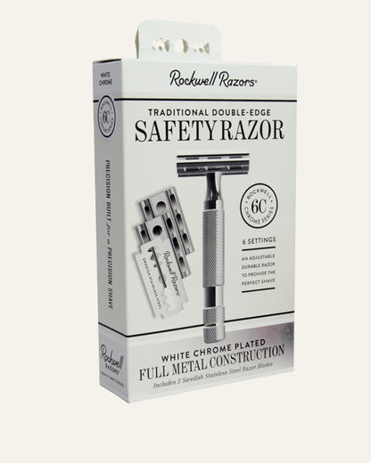Rockwell 6C Chrome Adjustable Safety Razor