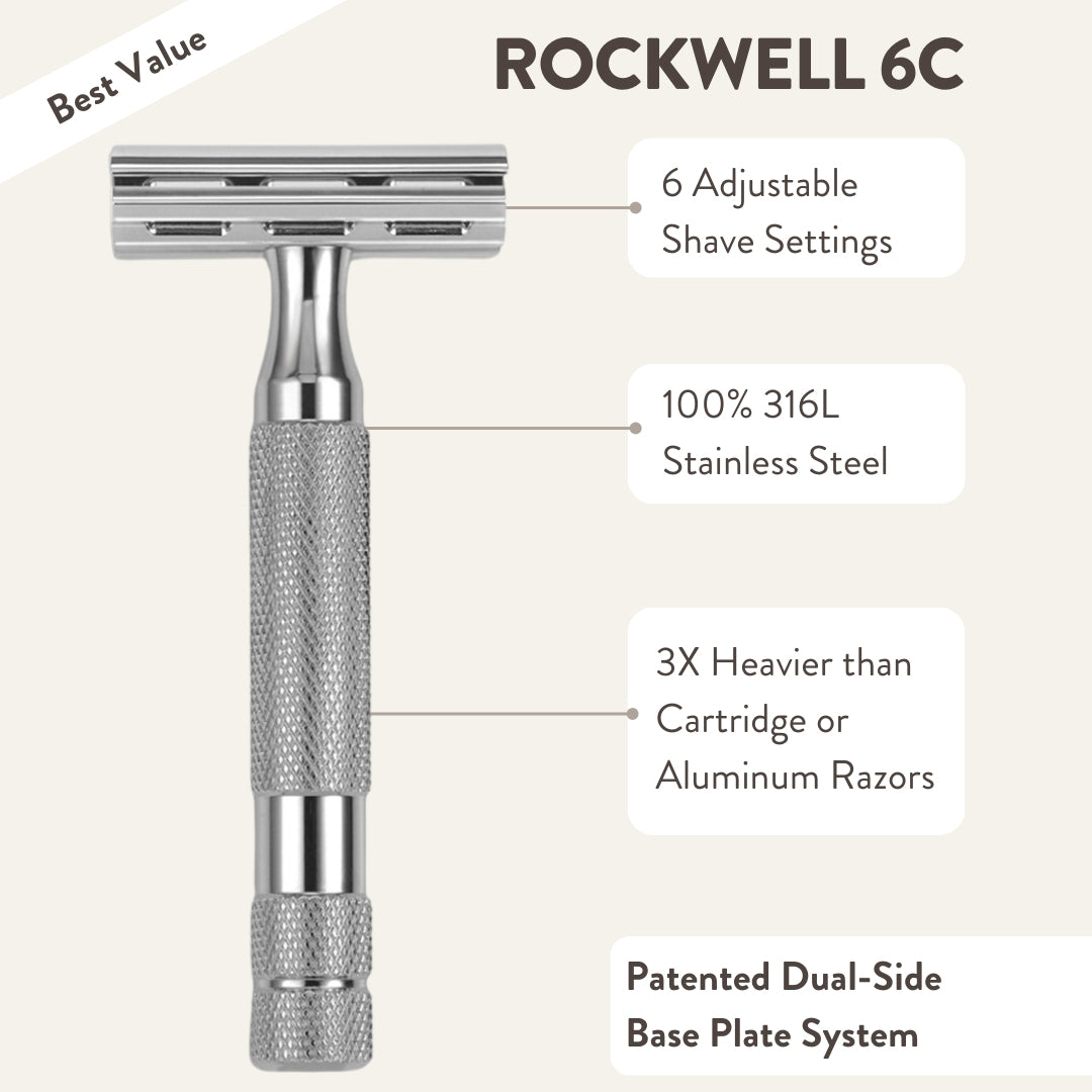 Rockwell 6C Chrome Series All-In-One Shave Kit