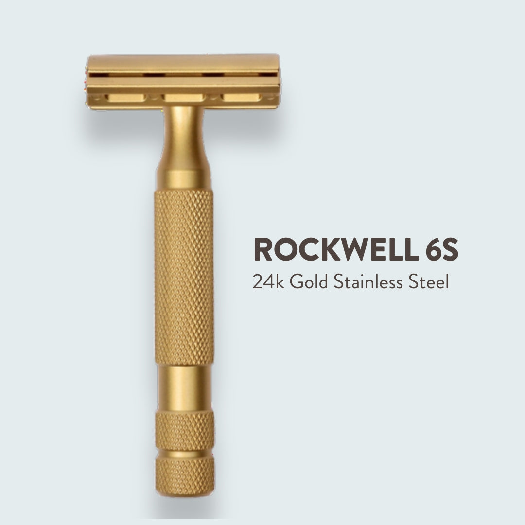 Rockwell 6S Stainless Steel Safety Razor | Rockwell Razors