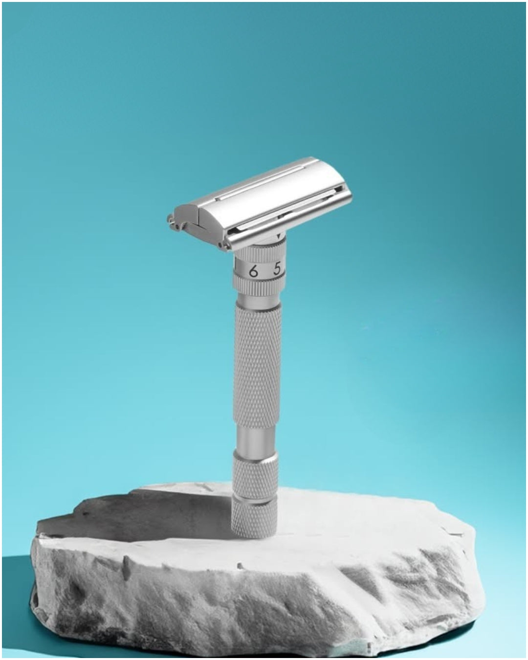 Rockwell T2 Dial Adjustable Stainless Steel Safety Razor