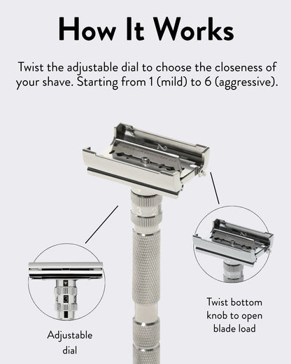 Rockwell T2 Dial Adjustable Safety Razor