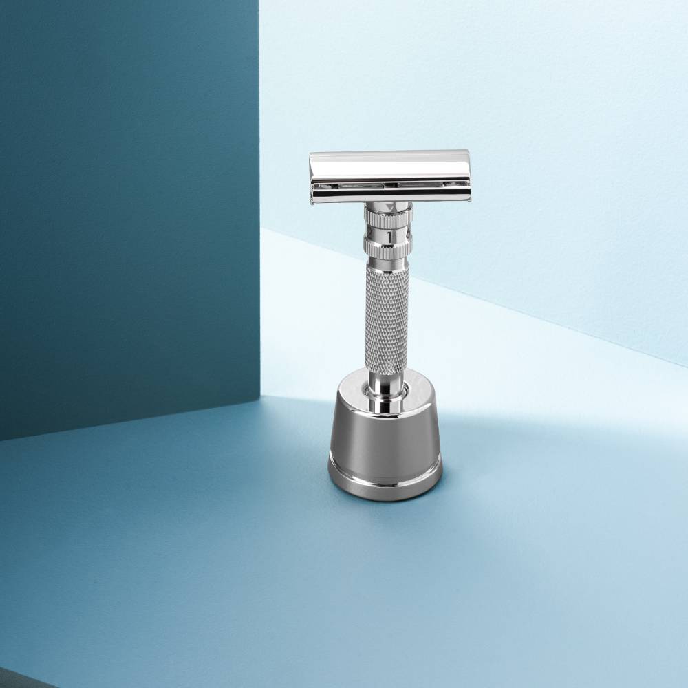 Safety Razor Support T2 Adjustable Safety Razor | Razor & Stand Kit | Rockwell Razors