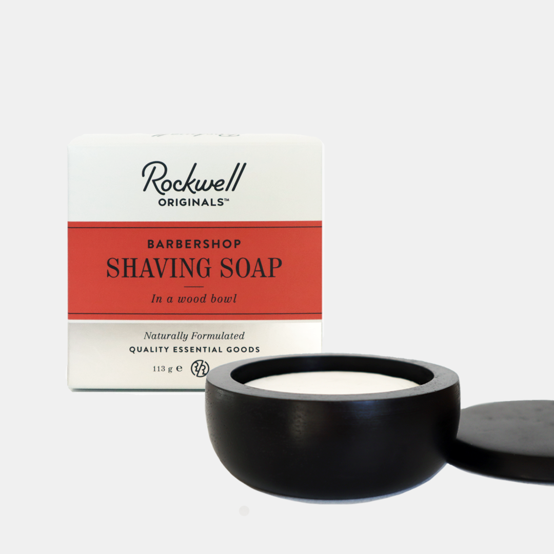 Rockwell Shave Soap in a Wooden Bowl (4oz)